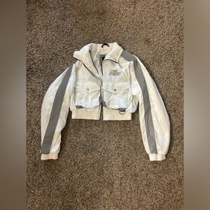 BERSHKA changing color bomber, size XS